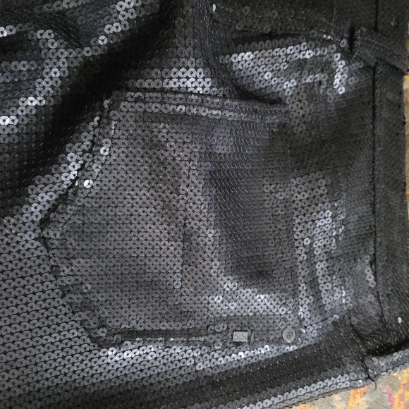Genetic Denim The Shane black sequin pants size 31 - Picture 10 of 11